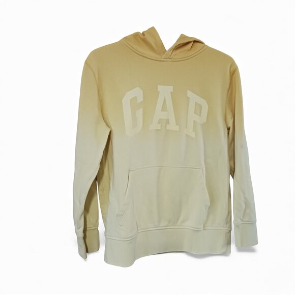 BUNDLE Lot 2x Gap Kids Dip Dye Sweatshirt XL Mustard Yellow & Pink Blue Cotton - Picture 10 of 16